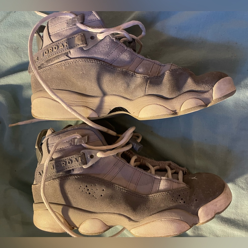NIKE Air Jordan *AS IS* size 7Y Grey high top